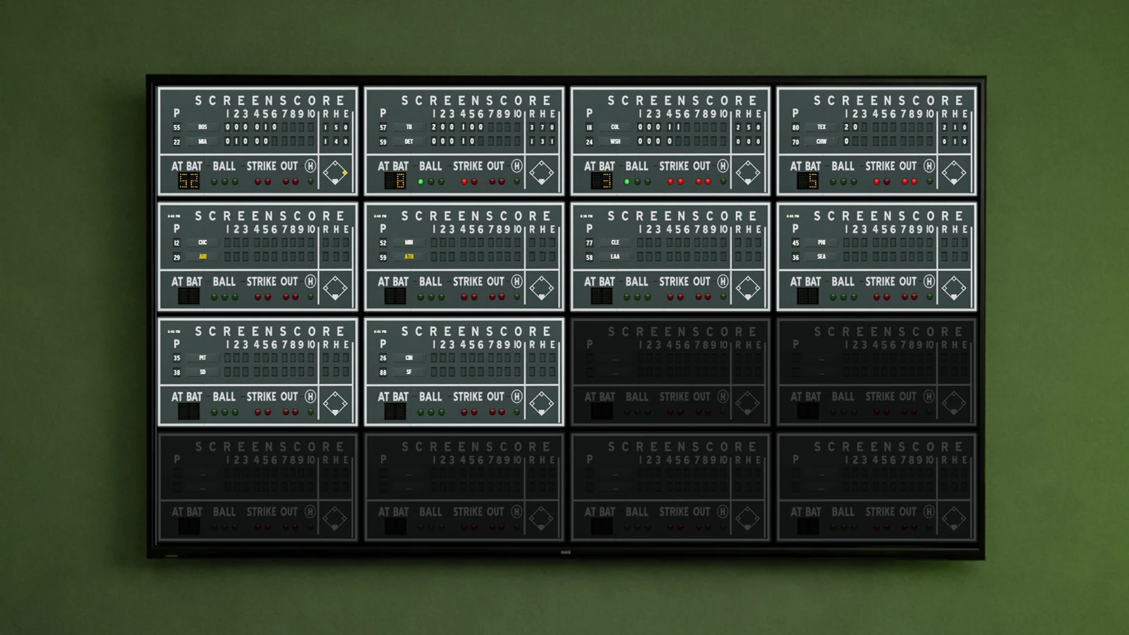 ScreenScore Monster baseball grid mockup